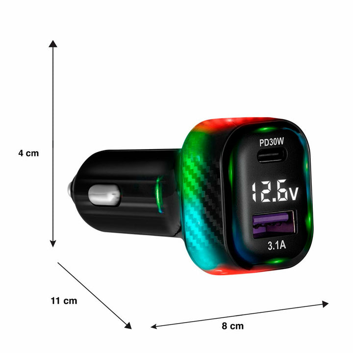 ADAPTADOR DC CON 3 USB MITZU