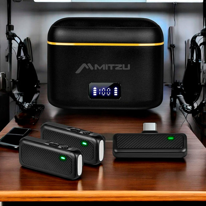 MICROFONO SOLAPA MITZU C/BASE DE CARGA (12-8050)