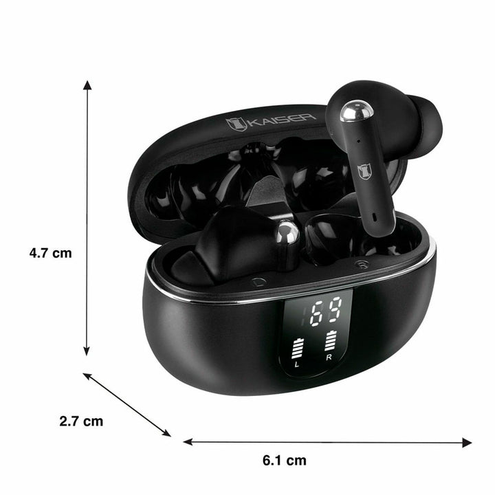 KAISER AUDIFONOS TRUE WIRELESS CON BASE DE CARGA