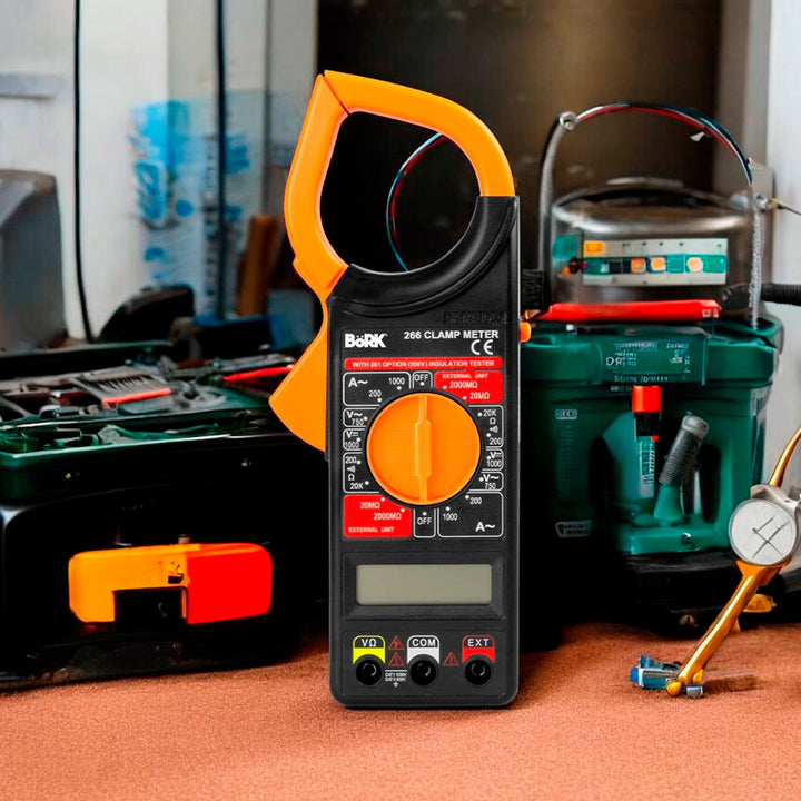 BORK MULTIMETRO DIGITAL DE GANCHO MP-6070