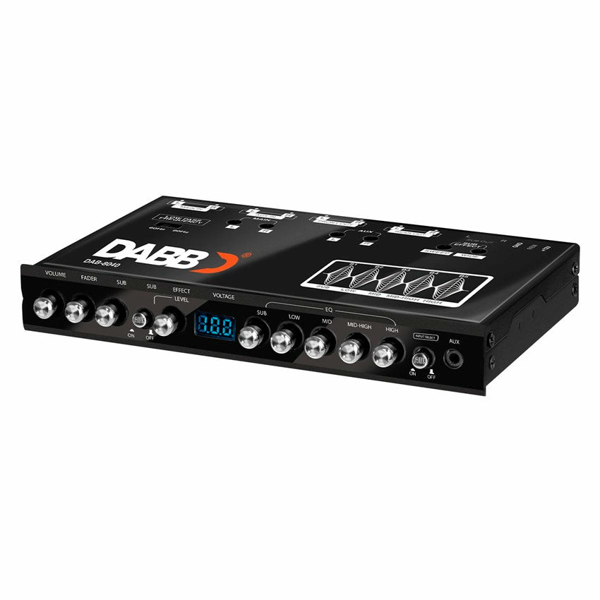 Dabb Ecualizador de 5 Bandas con Epicentro y Preamplificador de Ganancia Activa para Car Audio