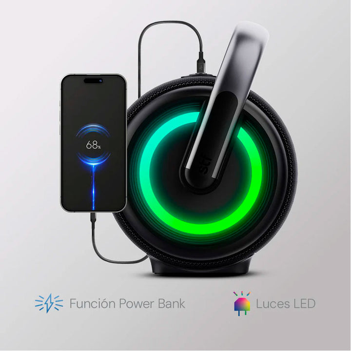 STF BOCINA BLUETOOTH 2 X 2.75" BOOST POWER MAX NEGRO