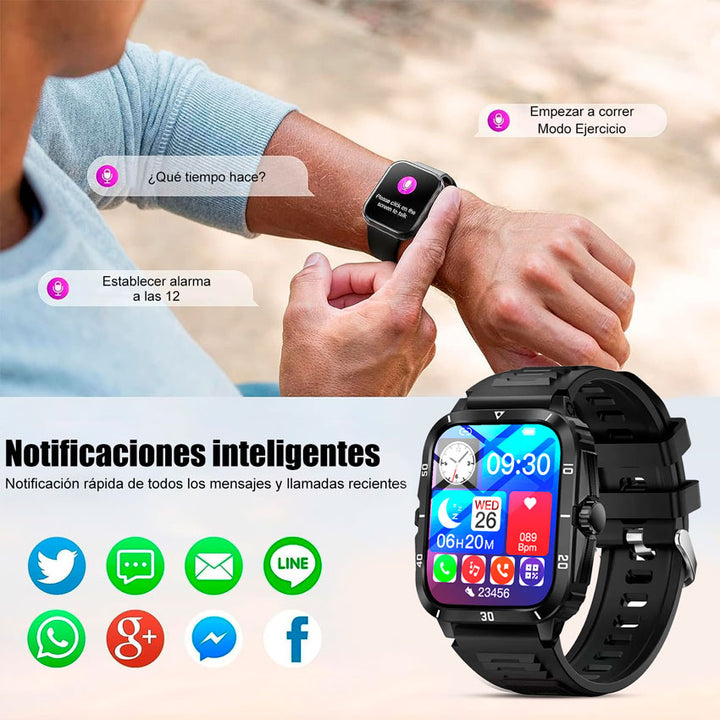STF SMARTWATCH KRONOS INSIGNIA 2.01" IP65 BLUETOOTH 5.3