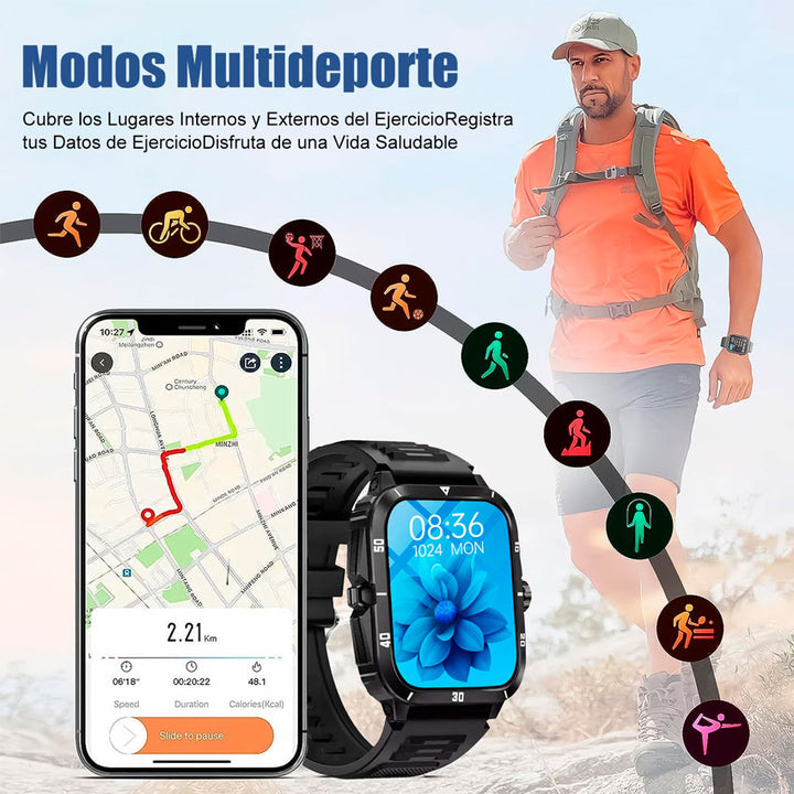 STF SMARTWATCH KRONOS INSIGNIA 2.01" IP65 BLUETOOTH 5.3