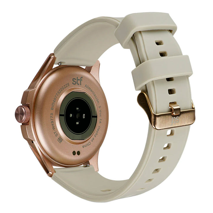 Stf Smartwatch Kronos Oblivion Beige con Pantalla Amoled de 1.43" y Resistencia Ip68