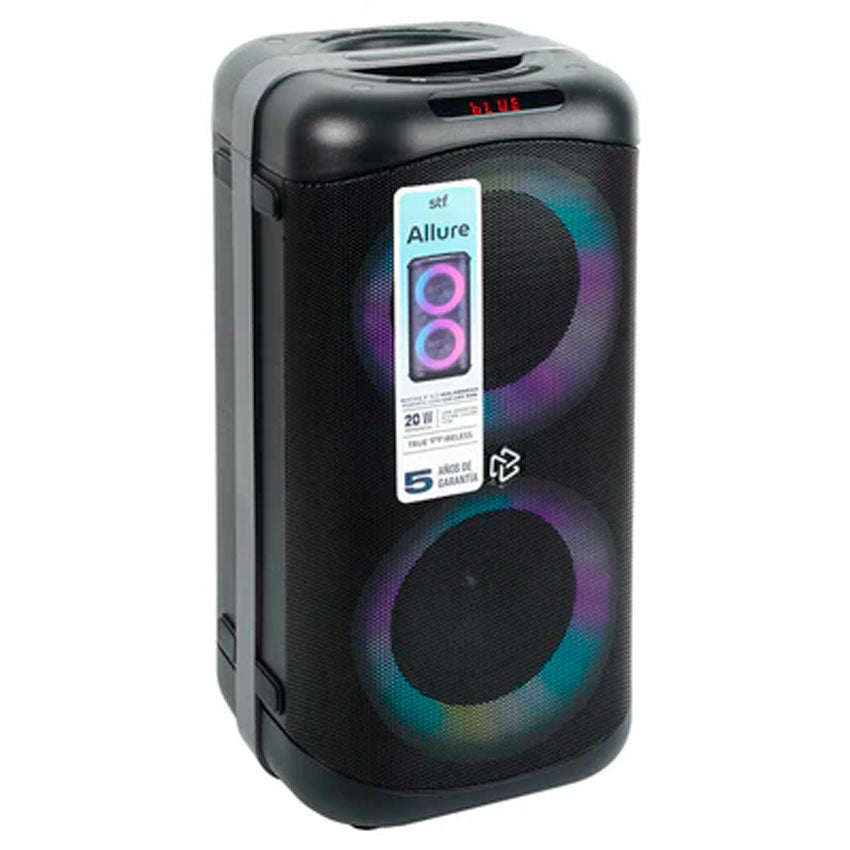 STF BOCINA BLUETOOTH 2 X 5" ALLURE NEGRO