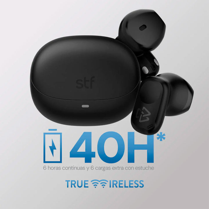 AUDIFONOS TRUE WIRELESS STF ESSENTIAL NEGRO