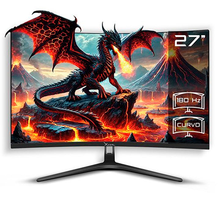 MONITOR GAMING CURVO PARA PC XZEAL 27 PULGADAS