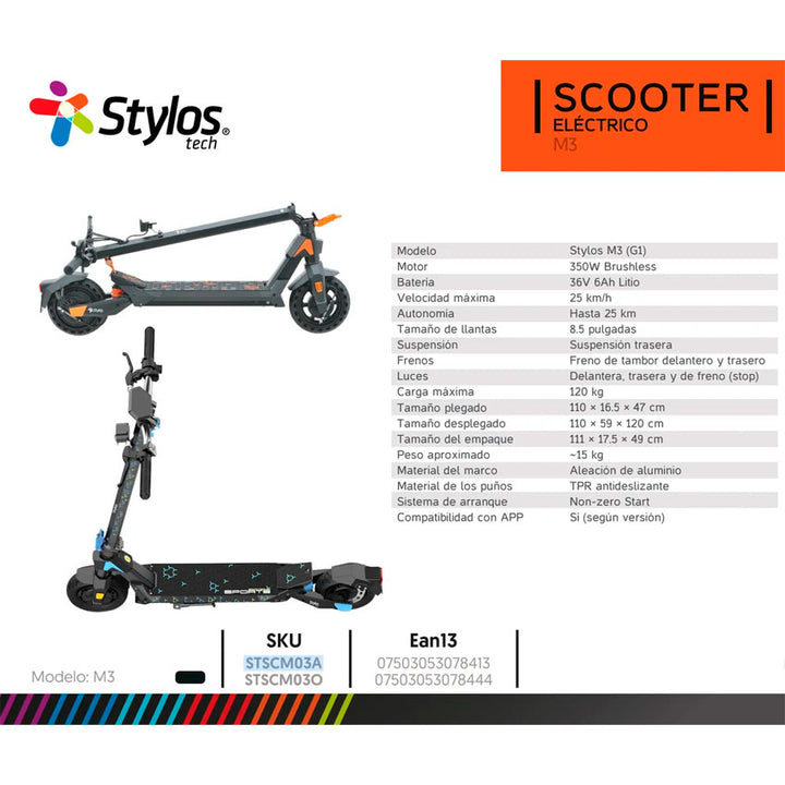 SCOOTER ELECTRICO STYLOS