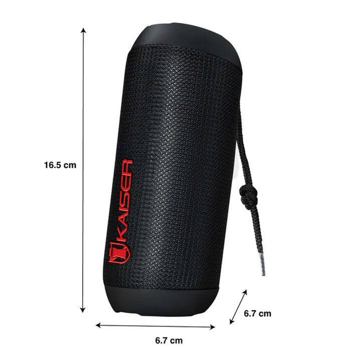 Bocina Bluetooth Ksr Cilindro Negro