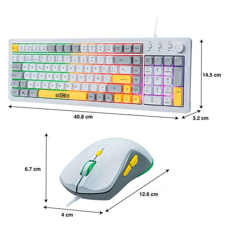 TECLADO GAMING BASHER MITZU