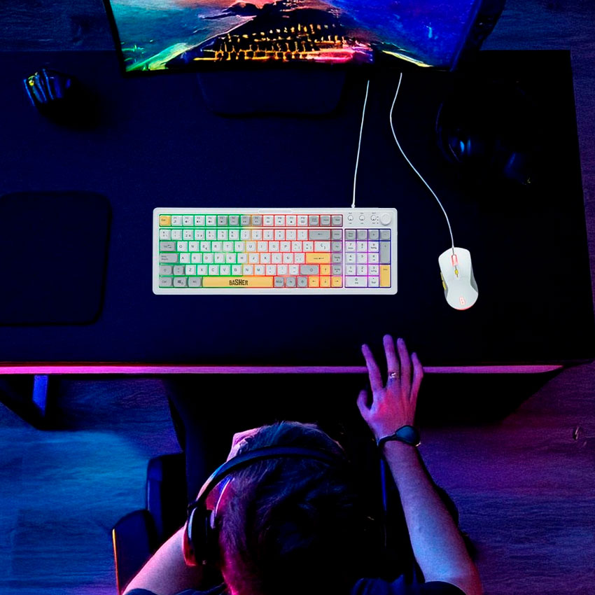 TECLADO GAMING BASHER MITZU