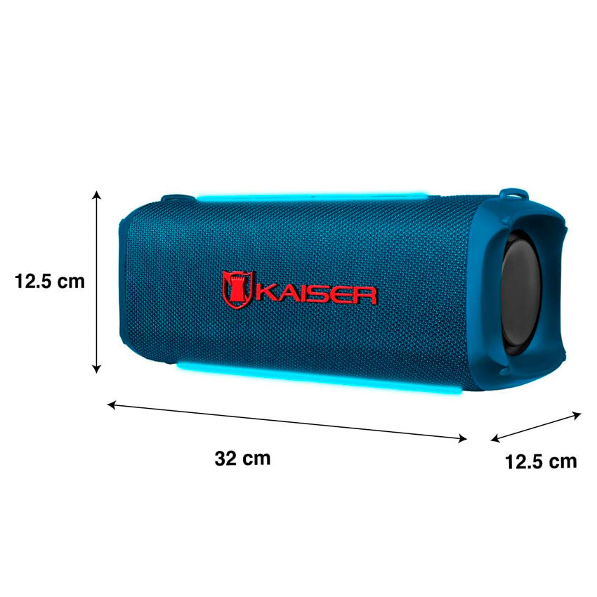 Bocina Bluetooth Ksr Boom Box Azul