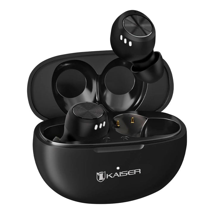 KAISER AUDÍFONOS TRUE WIRELESS BLUETOOTH NEGRO CONTROL TOUCH