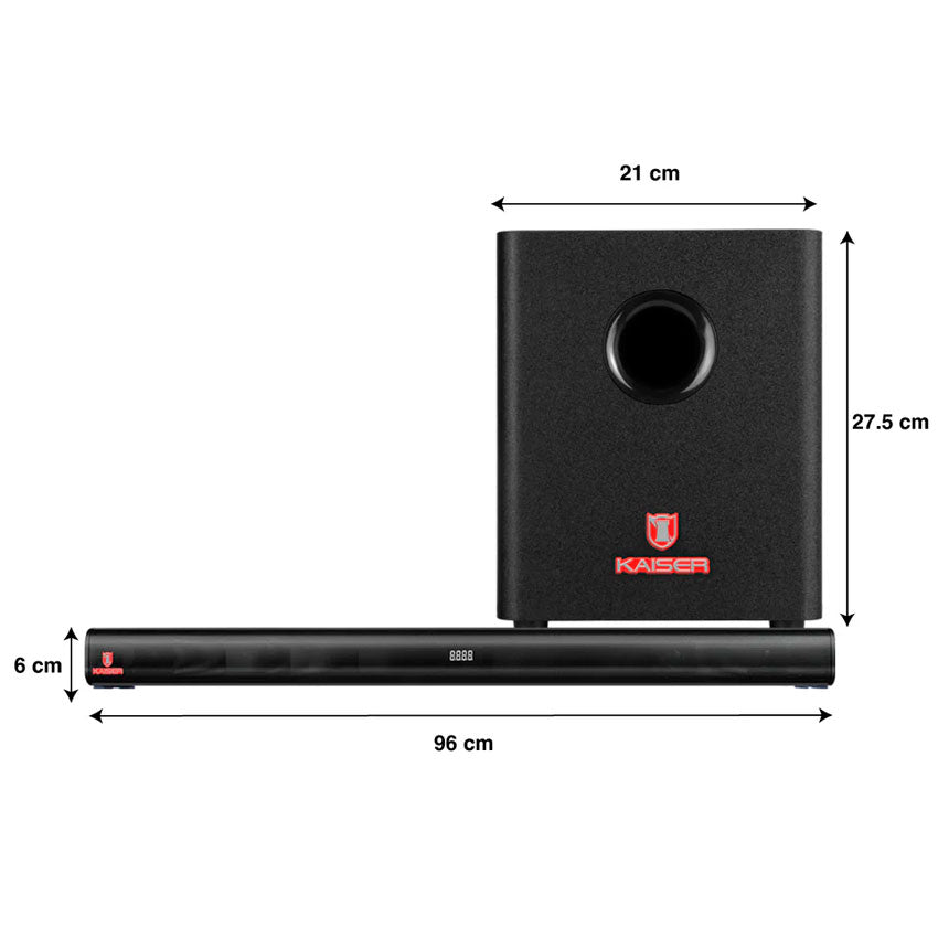SOUND BAR MITZU C/SUBWOOFER 60W