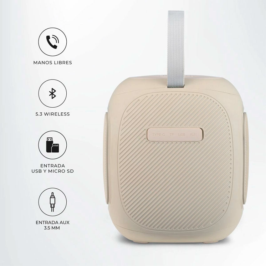 BOCINA BLUETOOTH ESTUDIO KAISER XTREME BOX GRIS