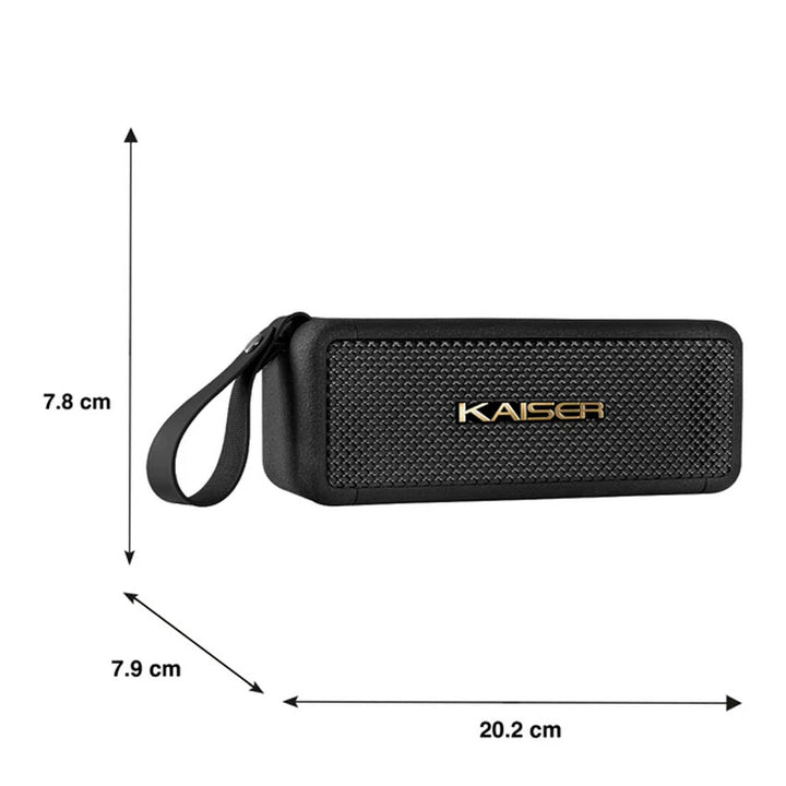 Bocina Bluetooth Ksr Bass Negro