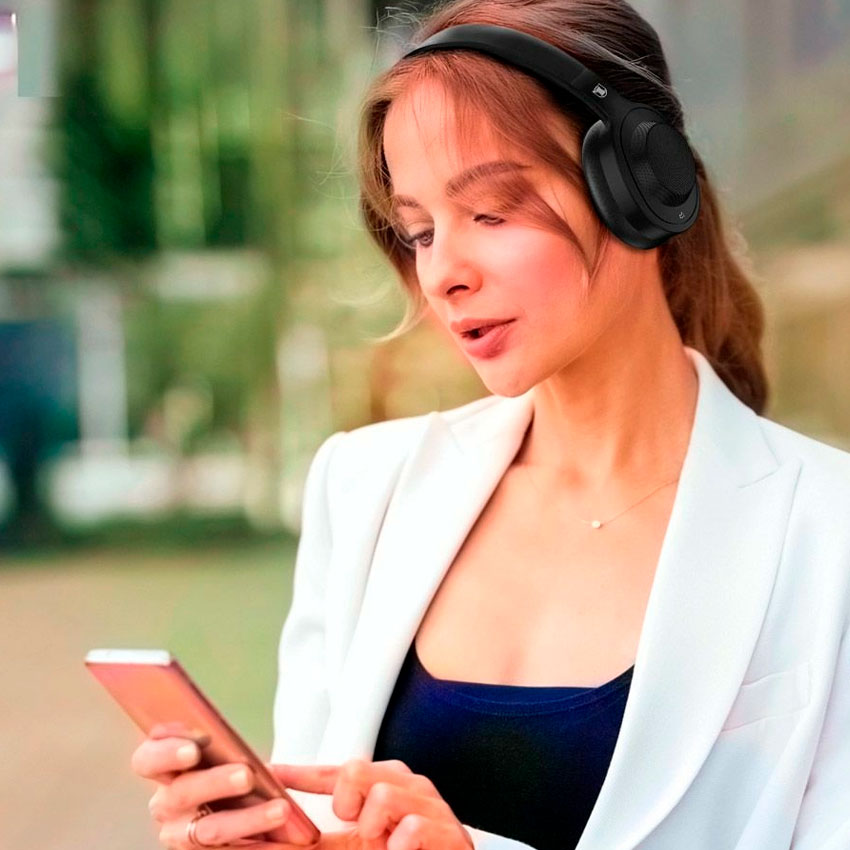 AUDIFONOS BLUETOOTH KAISER NEGRO "G"