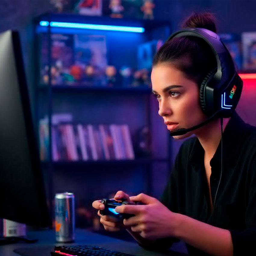 BASHER AUDIFONOS GAMING