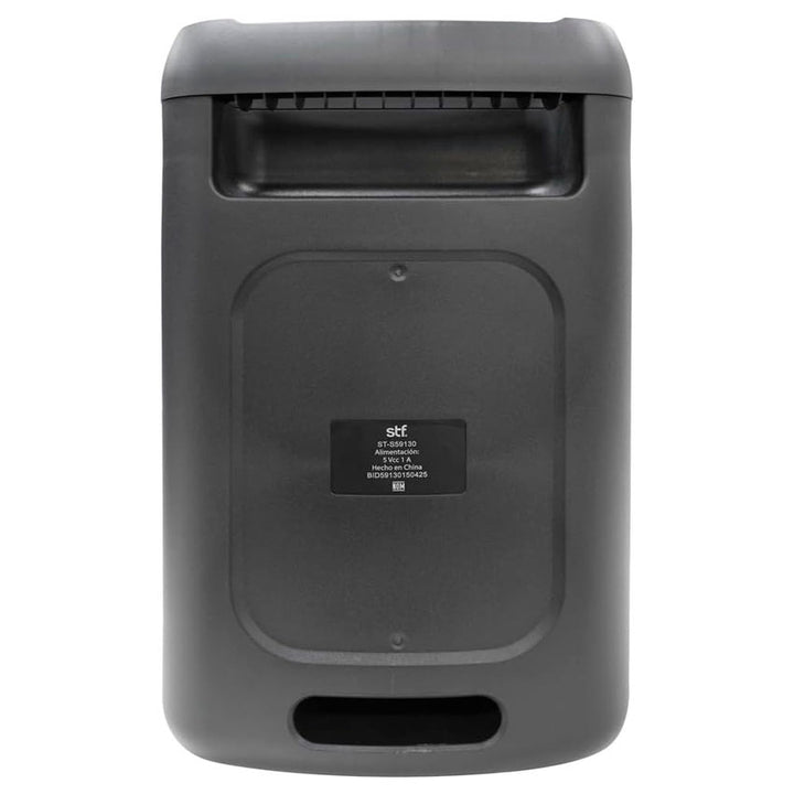 STF BOCINA INALÁMBRICA PORTÁTIL ENCODE BLOCK 6.5" CON ARO LED RGB 10W RMS