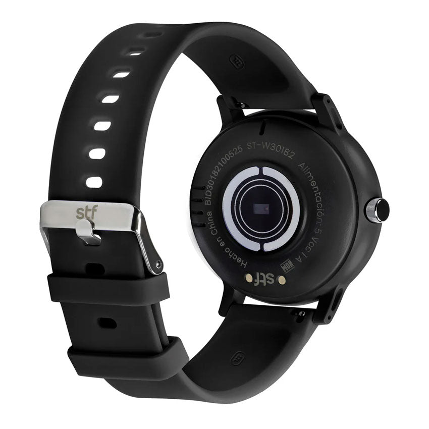 Stf Smartwatch Kronos Insignia Round Negro con Pantalla Tft de 1.39"