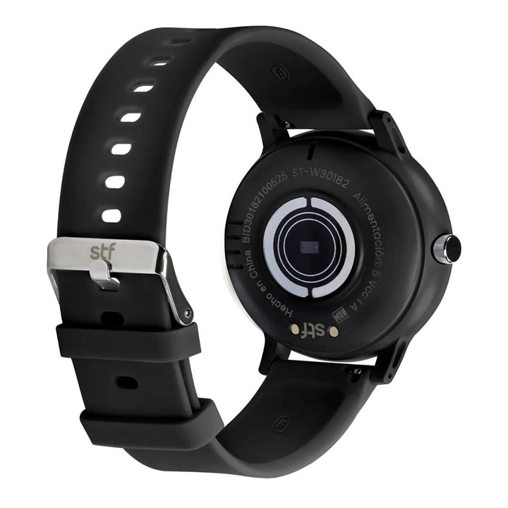 Stf Smartwatch Kronos Insignia Round Negro con Pantalla Tft de 1.39"