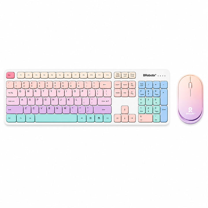 Brobotix Teclado y Raton Recargable Inal. para Pc