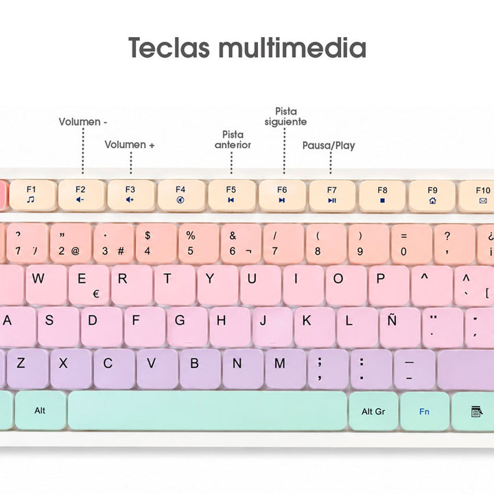Brobotix Teclado y Raton Recargable Inal. para Pc