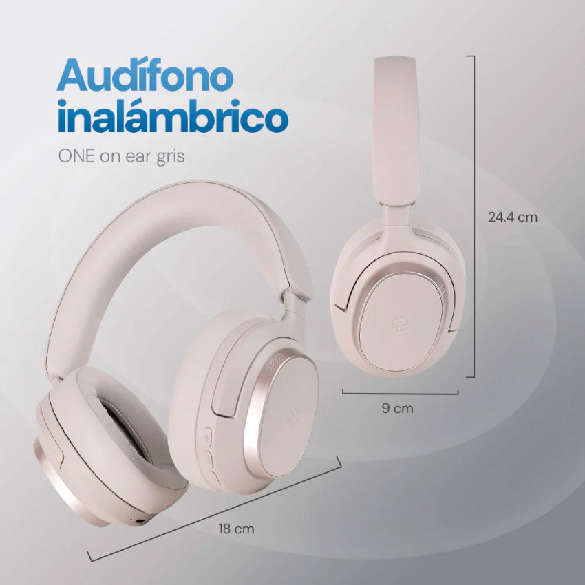 Stf Audifonos Bluetooth One Gris