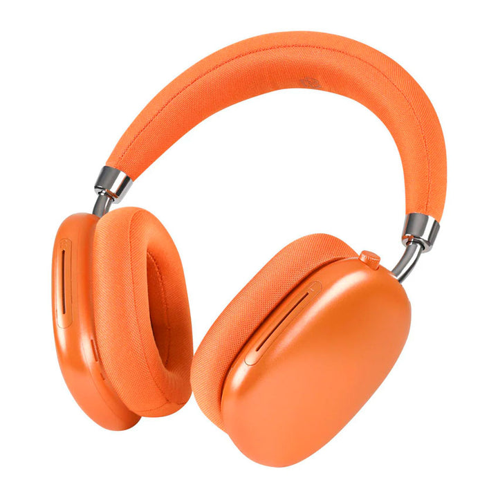 Stf Audifonos Bluetooth Cherry Max Naranja con Batería de Larga Duración y Sonido Envolvente