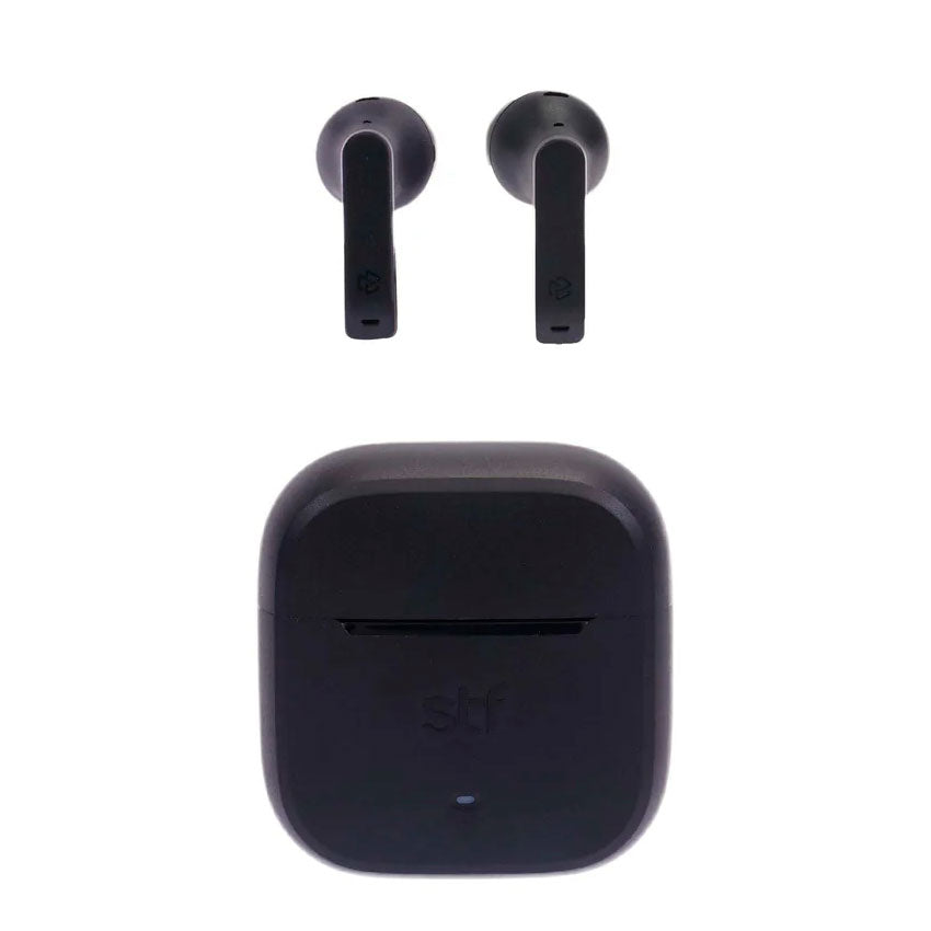 Stf Audifonos True Wireless Hyro Enc Negro con 4 Micrófonos y 35 Horas de Batería