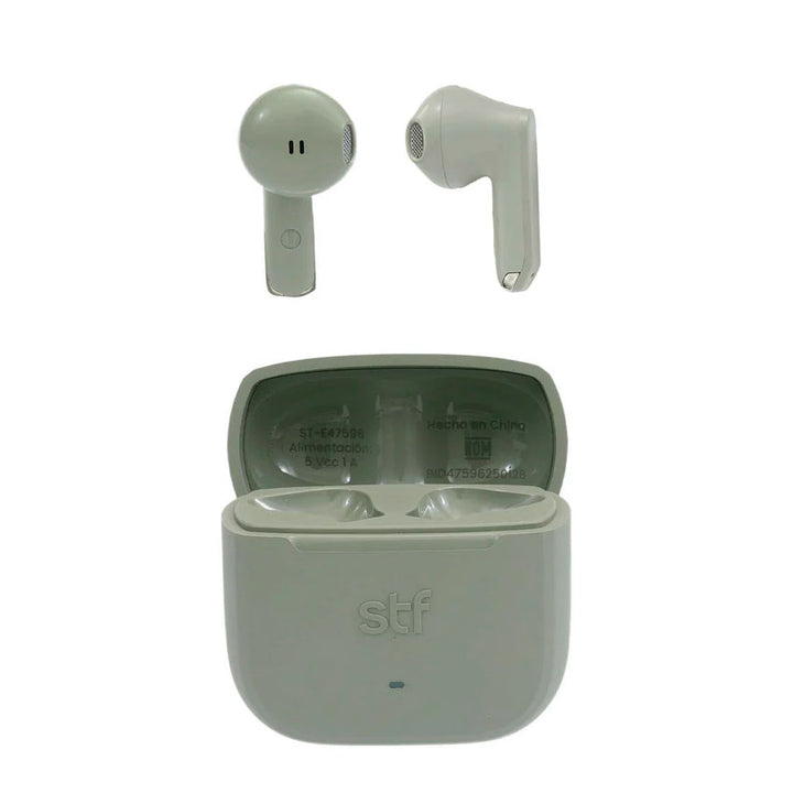 Stf Audifonos True Wireless Hyro Enc Olivo con 4 Micrófonos y 35 Horas de Batería