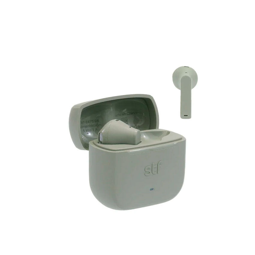 Stf Audifonos True Wireless Hyro Enc Olivo con 4 Micrófonos y 35 Horas de Batería