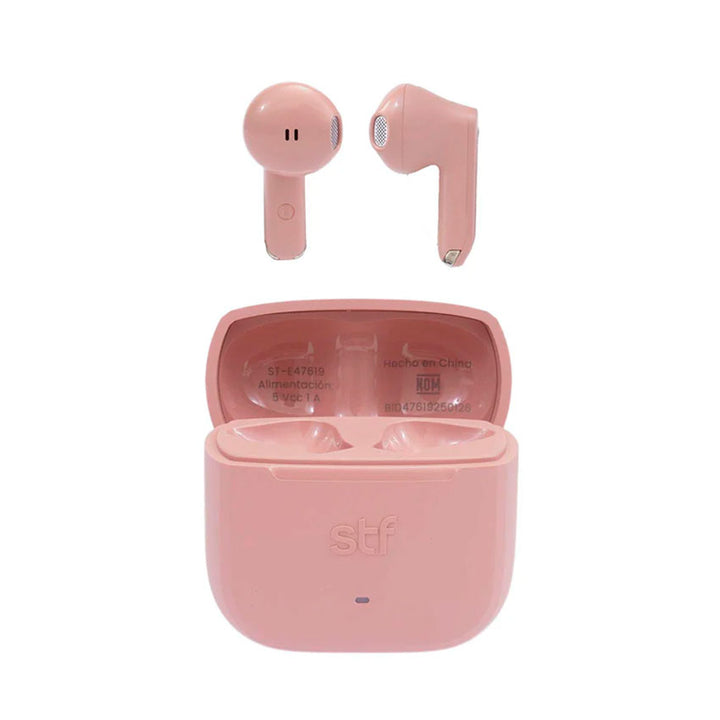 Stf Audifonos True Wireless Hyro Enc Cafe con 4 Micrófonos y 35 Horas de Batería