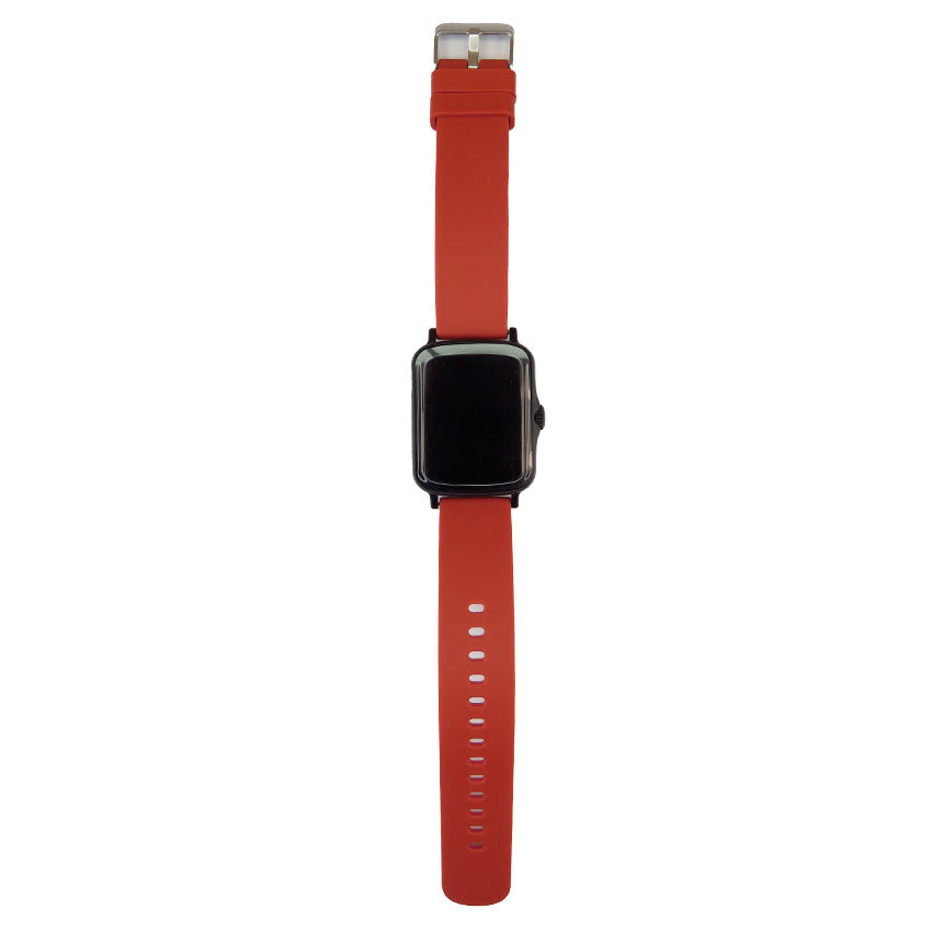 NECNON SMARTWATCH RELOJ INTELIGENTE UNISEX PRESION ARTERIAL IPX7 ROJO