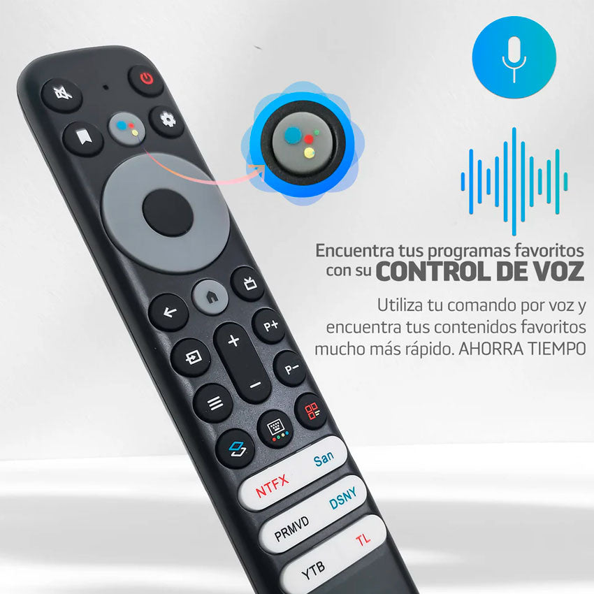 CONTROL REMOTO MASTER PARA TV TCL CONTROL DE VOZ