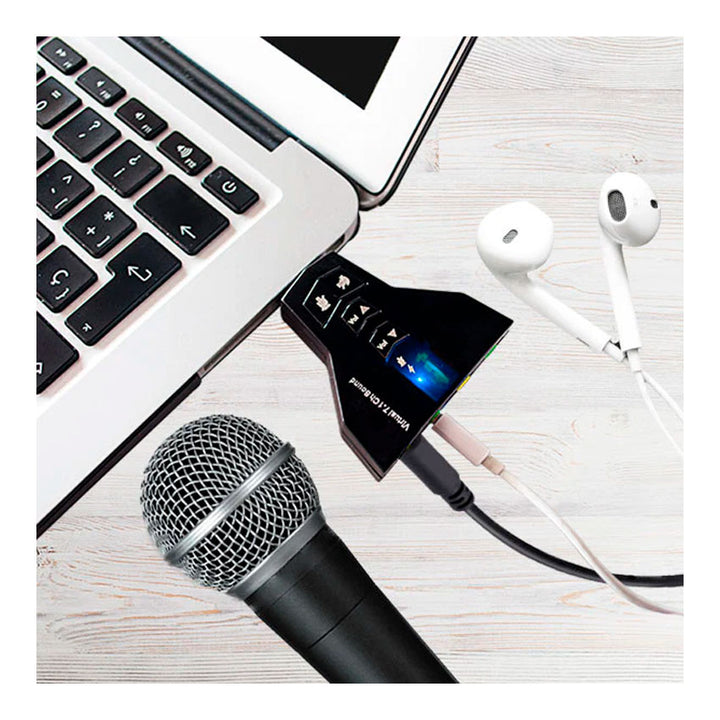 Master Adaptador de Tarjeta de Sonido Usb
