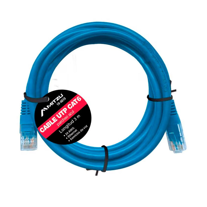 MITZU CABLE ETHERNET 3 MTS