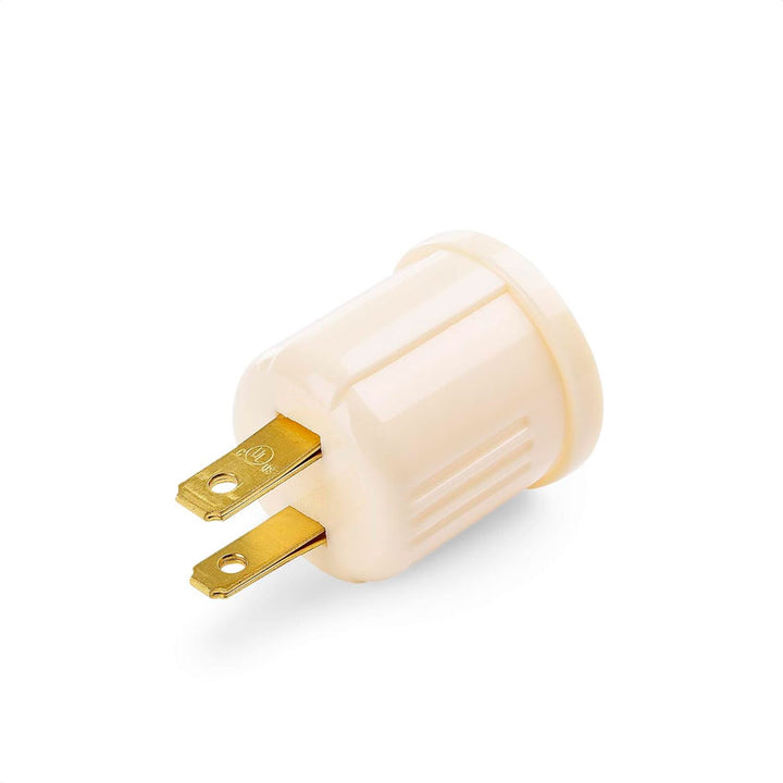 SOCKET CON ADAPTADOR A CONTACTO DE MARFIL