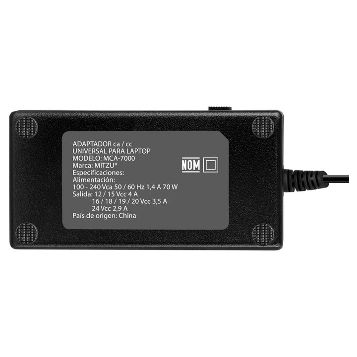 MITZU ADAPTADOR AC PARA LAPTOP