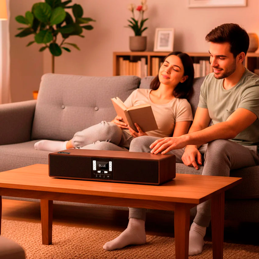 SOUND BAR MITZU MADERA 180W