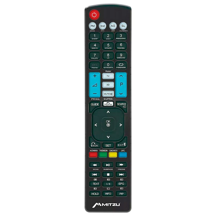 CONTROL REMOTO MITZU PARA TV UNIVERSAL 3 DISPOSITIVOS