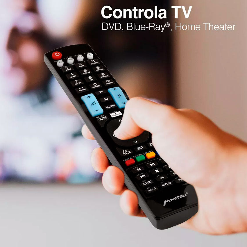 CONTROL REMOTO MITZU PARA TV UNIVERSAL 3 DISPOSITIVOS