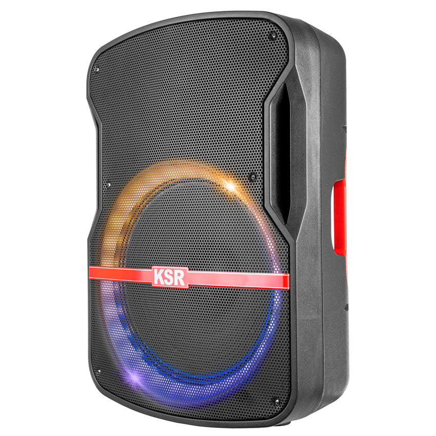 KSR BAFLE 15 PULGADAS 25,000 WATTS BLUETOOTH CON STAND