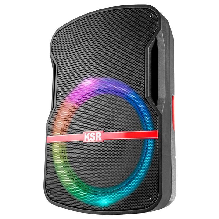 KSR BAFLE 15 PULGADAS 25,000 WATTS BLUETOOTH CON STAND