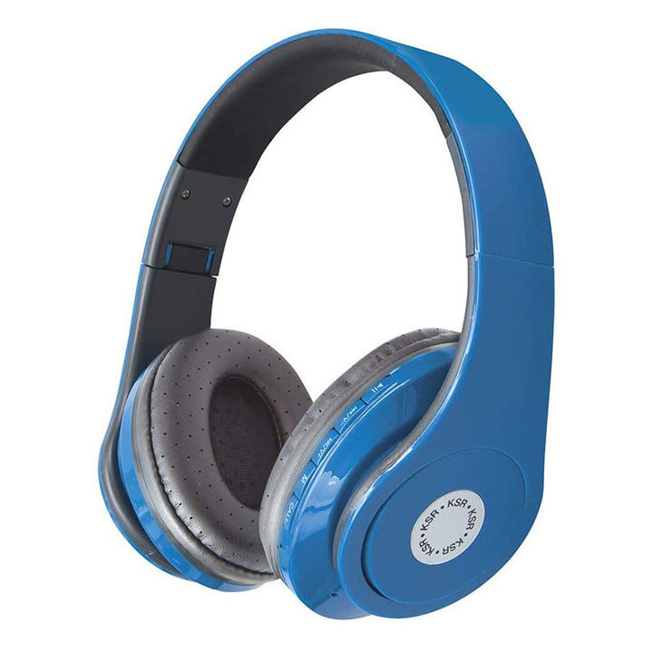 KAISER AUDIFONOS BLUETOOTH "G" CON MICRO SD COLOR AZUL