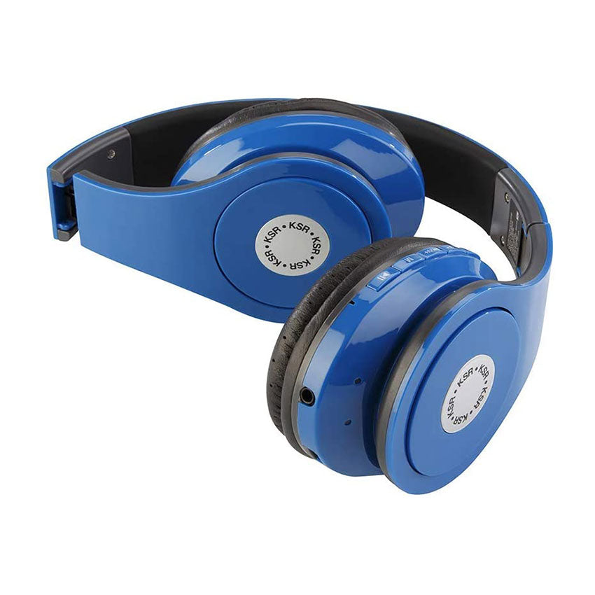 KAISER AUDIFONOS BLUETOOTH "G" CON MICRO SD COLOR AZUL