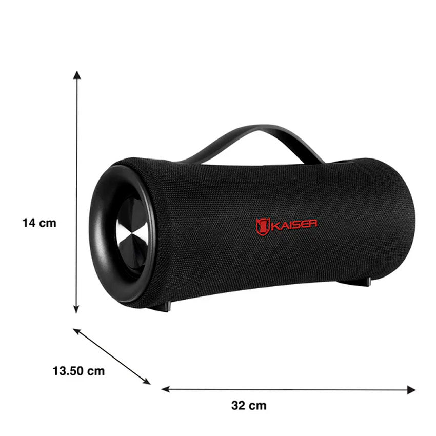 Bocina Bluetooth Ksr 2 X 3" Bazooka Negro