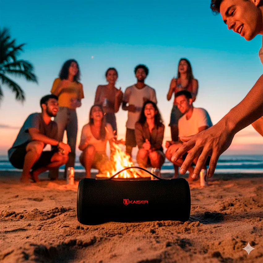 Bocina Bluetooth Ksr 2 X 3" Bazooka Negro