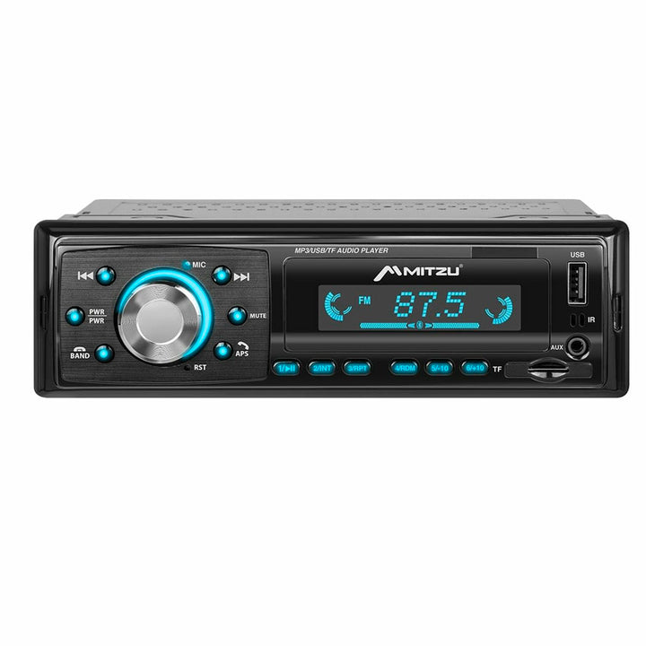 Mitzu Auto Stereo con Bluetooth 200w Usb, Micro Sd, Radio Fm y Manos Libres